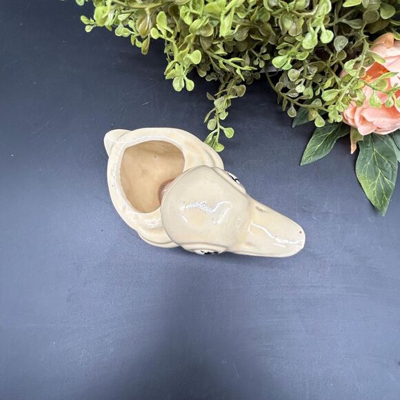 Sweet Vintage USA Duck Planter - Excellent Condition, 5" x 4" - Picture 4 of 8